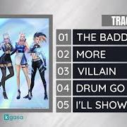 The lyrics THE BADDEST of K/DA is also present in the album All out (2020)