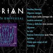 The lyrics LLÉVAME of DORIAN is also present in the album Justicia universal (2018)