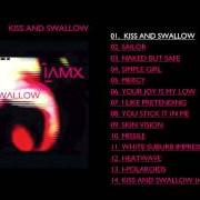 The lyrics YOU STICK IT IN ME of IAMX is also present in the album Kiss and swallow (2004)