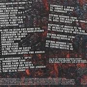 The lyrics BURST COMMAND 'TIL WAR of IMPALED NAZARENE is also present in the album Decade of decadence (2001)