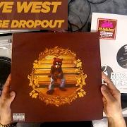 The lyrics TWO WORDS of KANYE WEST is also present in the album College dropout (2004)